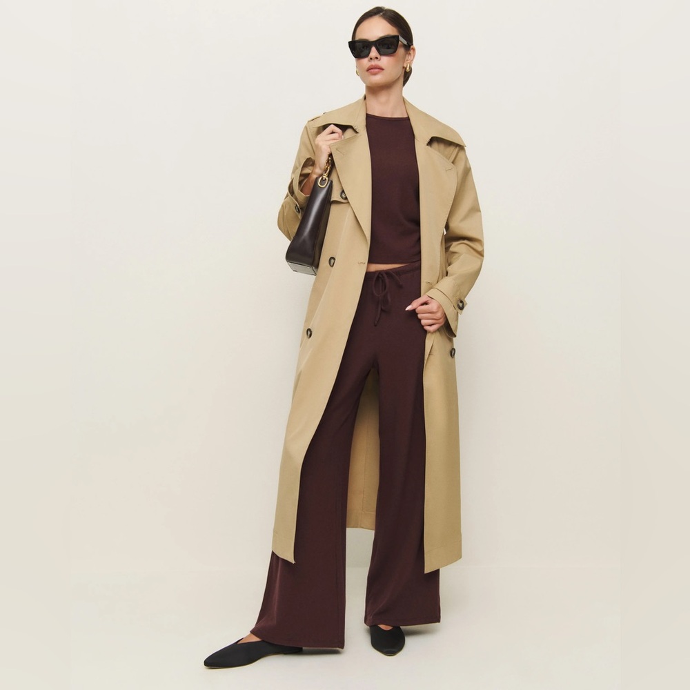 Reformation Olina Knit Top and Pant Set